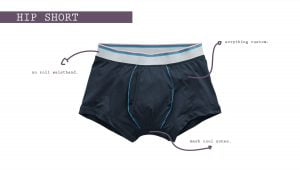 custom underwear hip short