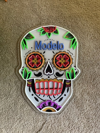 Modelo Day of the Dead LED Skulls