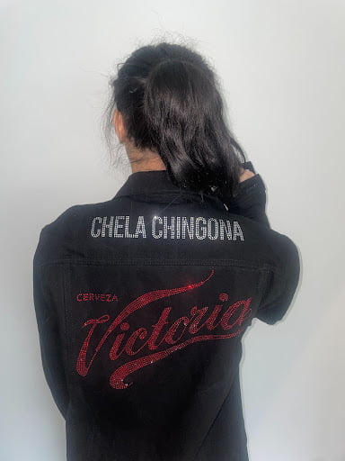 Victoria Embroidered Denim Jacket