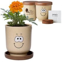 Goofy Group™ Grow Pot Eco-Planter w/Marigold Seeds