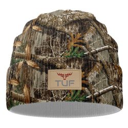 1 TUFgear™ Realtree® Camouflage Winter Hats Banded Knit Beanie