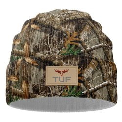 1 TUFgear™ Realtree® Camouflage Winter Hats Banded Knit Beanie