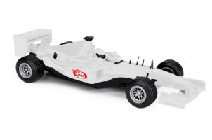 1/32 Scale 6.5 " Die Cast White Formula-indy Style Race Car White