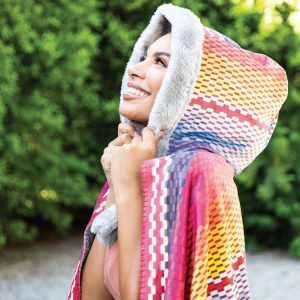 Hooded Sherpa Luxe Throw, 60