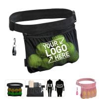 Sports Ball Holder for Pickleball Tennis Golf Waist Bag 