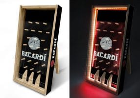 Light Up Tabletop Plinko Game w/4 Color Process 