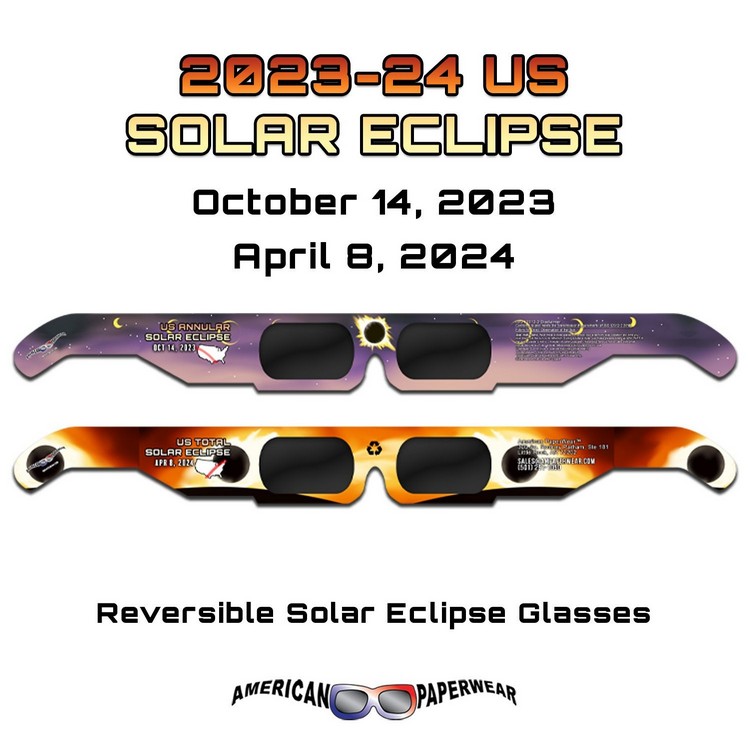 APM Telescopes. Solar eclipse glasses - 100 pack