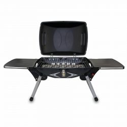Portagrillo Portable Gas Grill w/Built-In Igniter & 2 Side Tables 