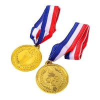 Olympic Style Plastic Gold Medals (Case of 9)