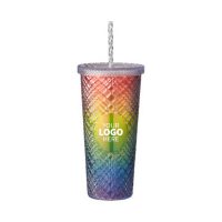 Sparkle Tumbler with Straw 