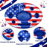 Custom Full Color Imprint Inflatable Pvc Swimming Pool Drink Tray 