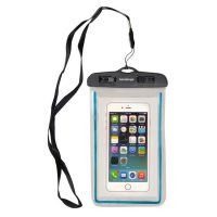 Waterproof Cell Phone Pouch With Lanyard & Neon Strip 