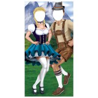 Oktoberfest Couple Photo Prop Stand-Up 