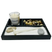 Zen Garden with Candle