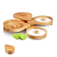 3 Tier Bar Glass Rimmer Bamboo