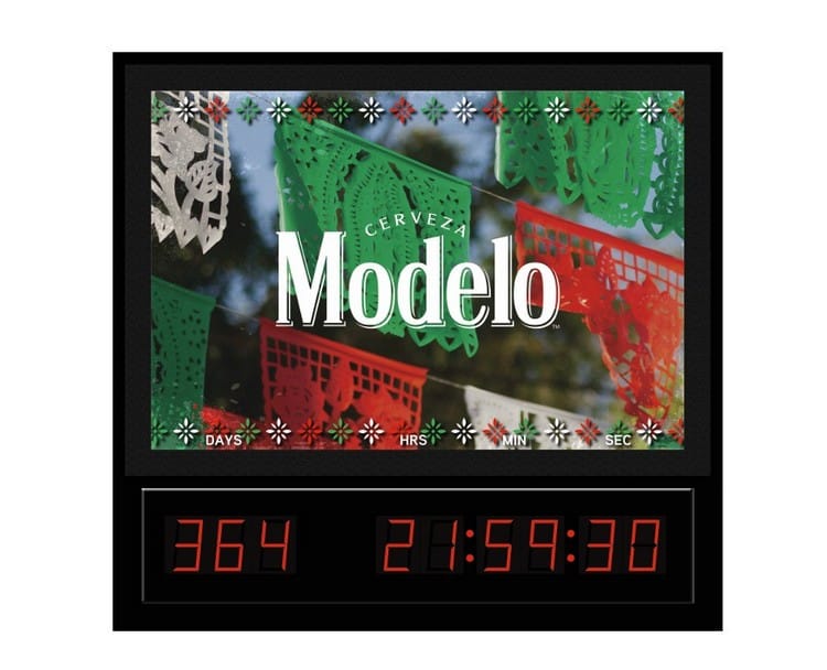 Illuminated Countdown Timer with Changeable Inserts