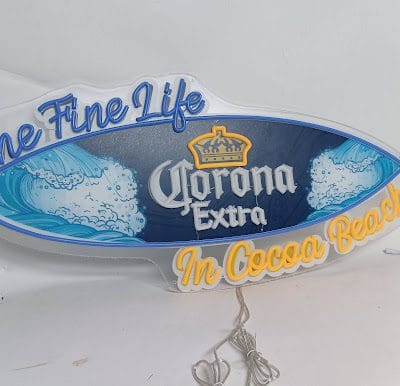 Corona “The Fine Life” Sign