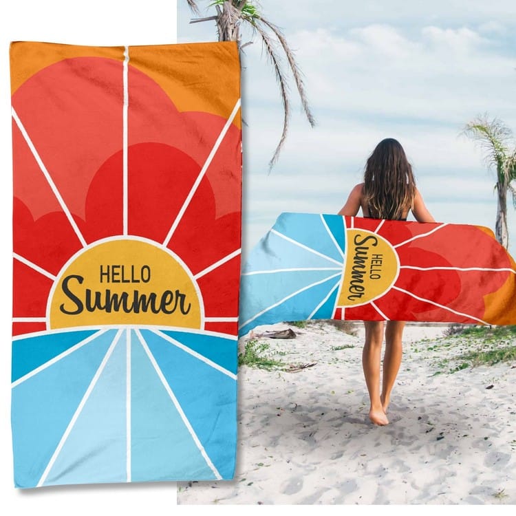 30 x 60 Full Color Towel 