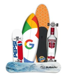 Branded Boards (Surf, Skate, Snow, SUP)