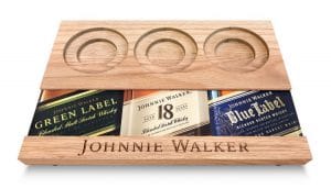 Solid Oak Beverage Flight Board