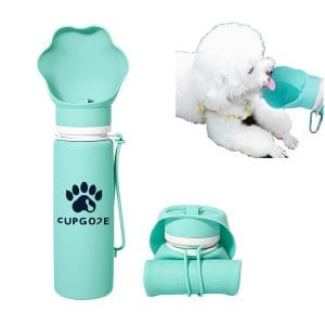 17 Oz Silicone Folding Portable Dog Water Bottle