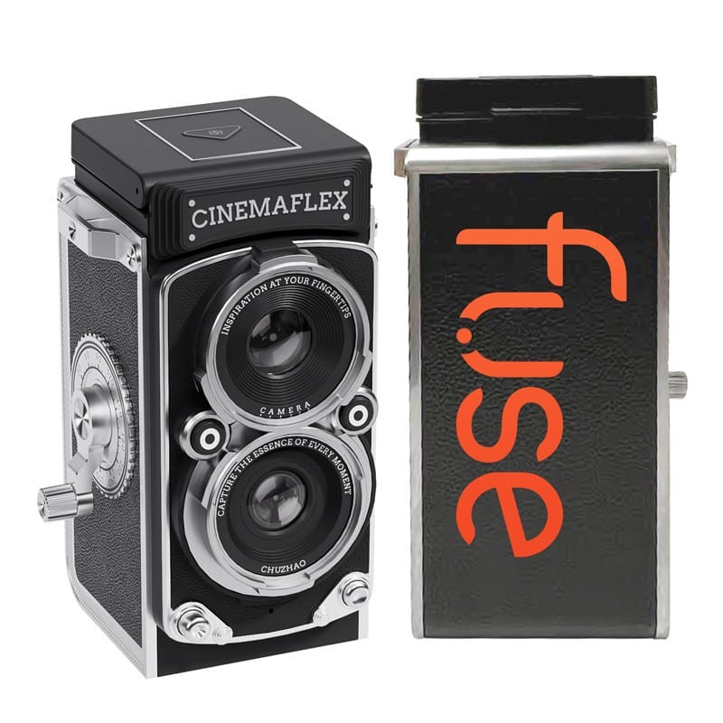 Cinemaflex Retro Digital Camera: Fun Camera with Hand-Crank Recording