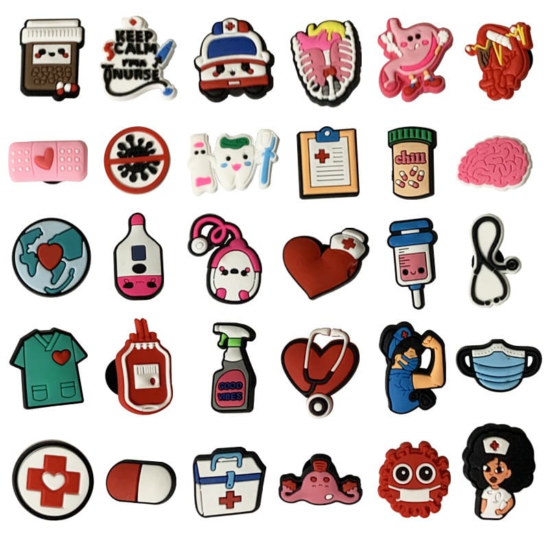 Shoe charms-Medical and nursing series