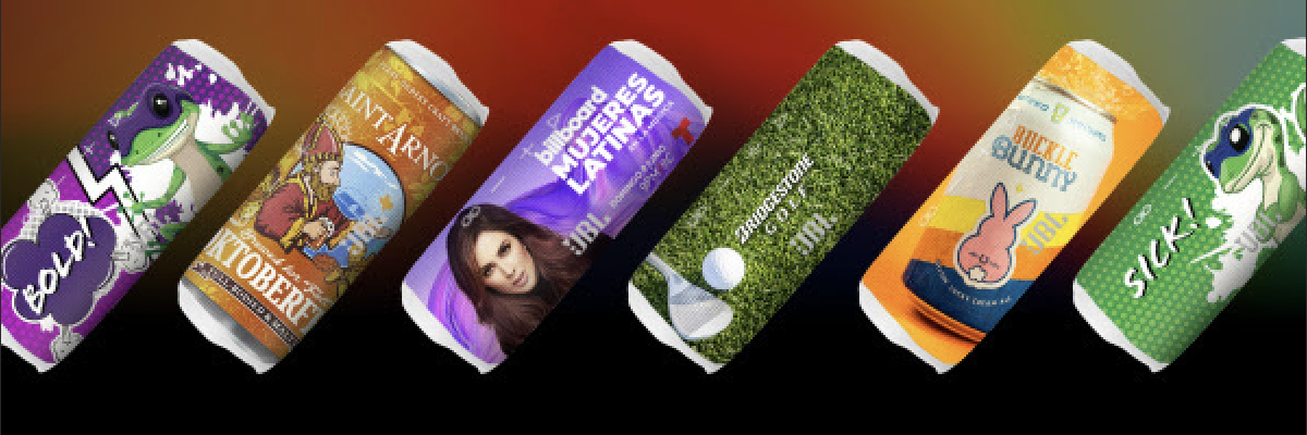 speakers with full-color wrap branding for corporate events