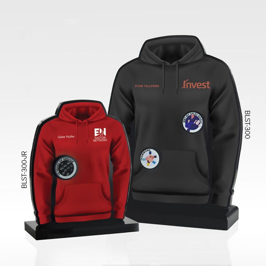 wear your accomplishments with add-on badges to this custom award