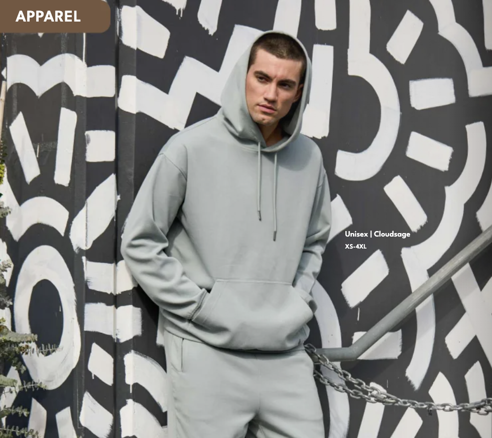CoffeeThread Latte Hoodie in espresso colorway unisex sustainable coffee fiber pullover