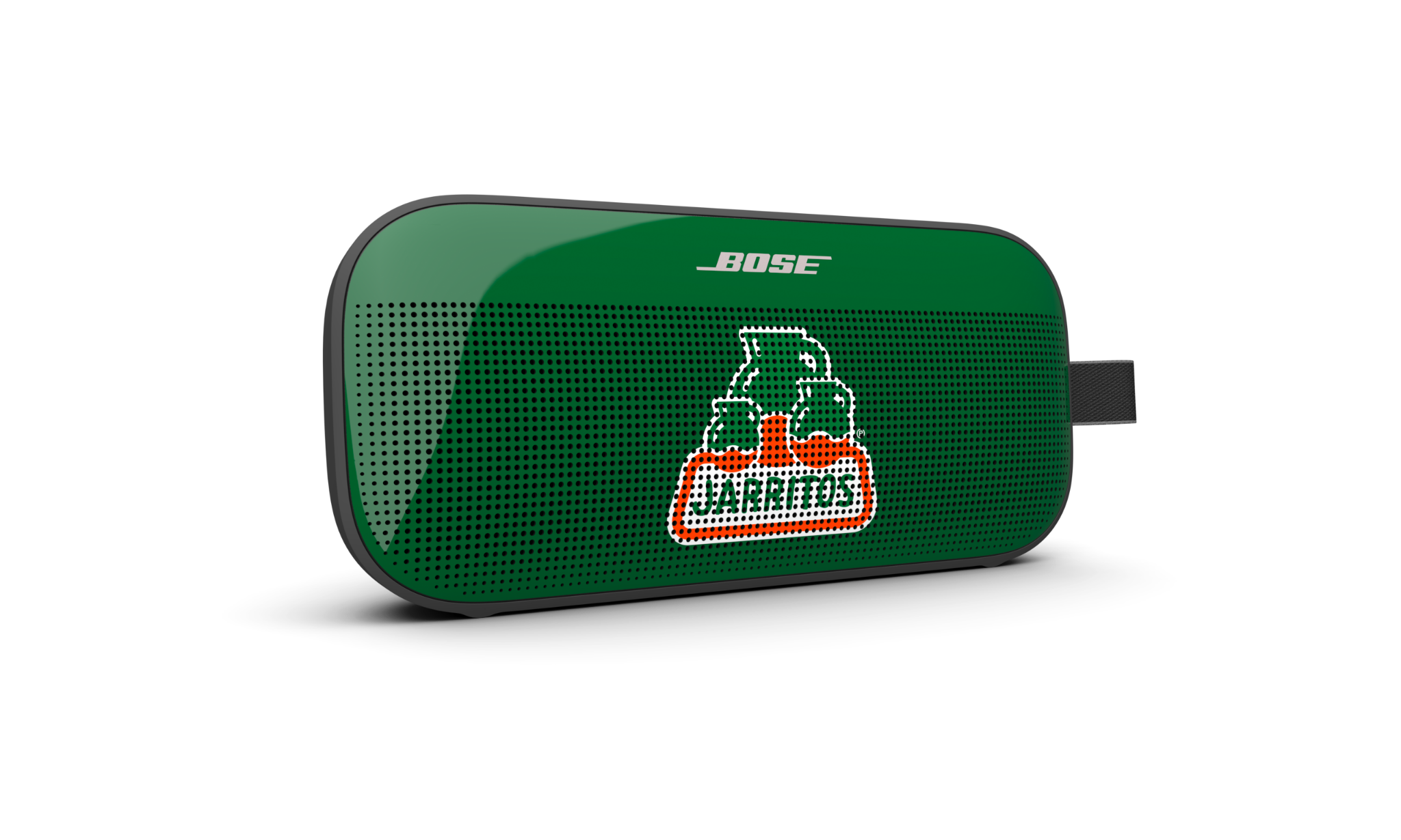 Bose Soundlink with custom branded color and Jarritos logo