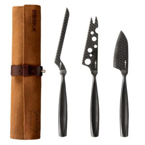 BOSKA Cheese Knife Set Monaco+ Dark