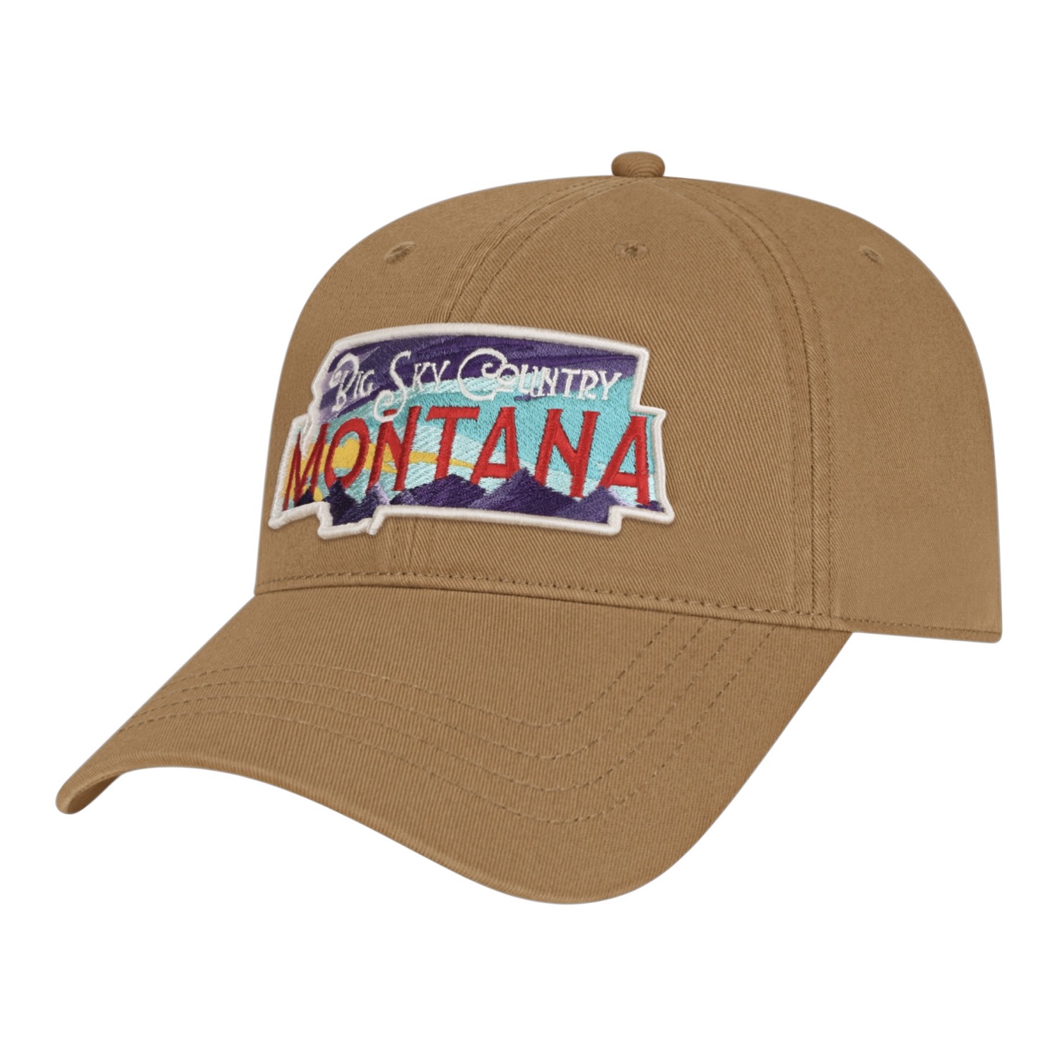 classic dad cap with custom woven patch for popular outdoor events