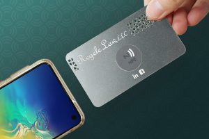 metal nfc business card
