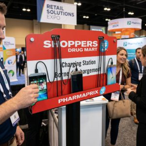 trade show charging station