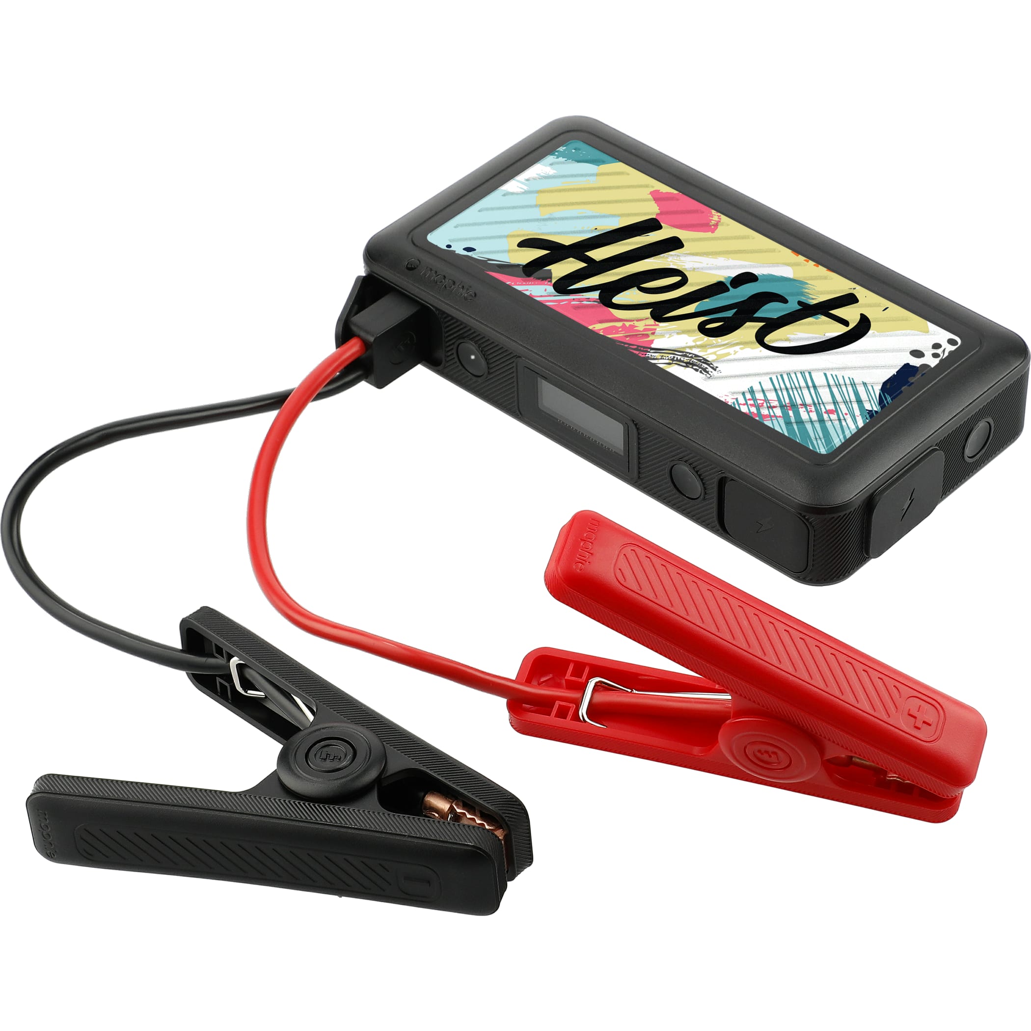 Custom Mophie Powerstation Go Rugged AC power bank with jumper cables