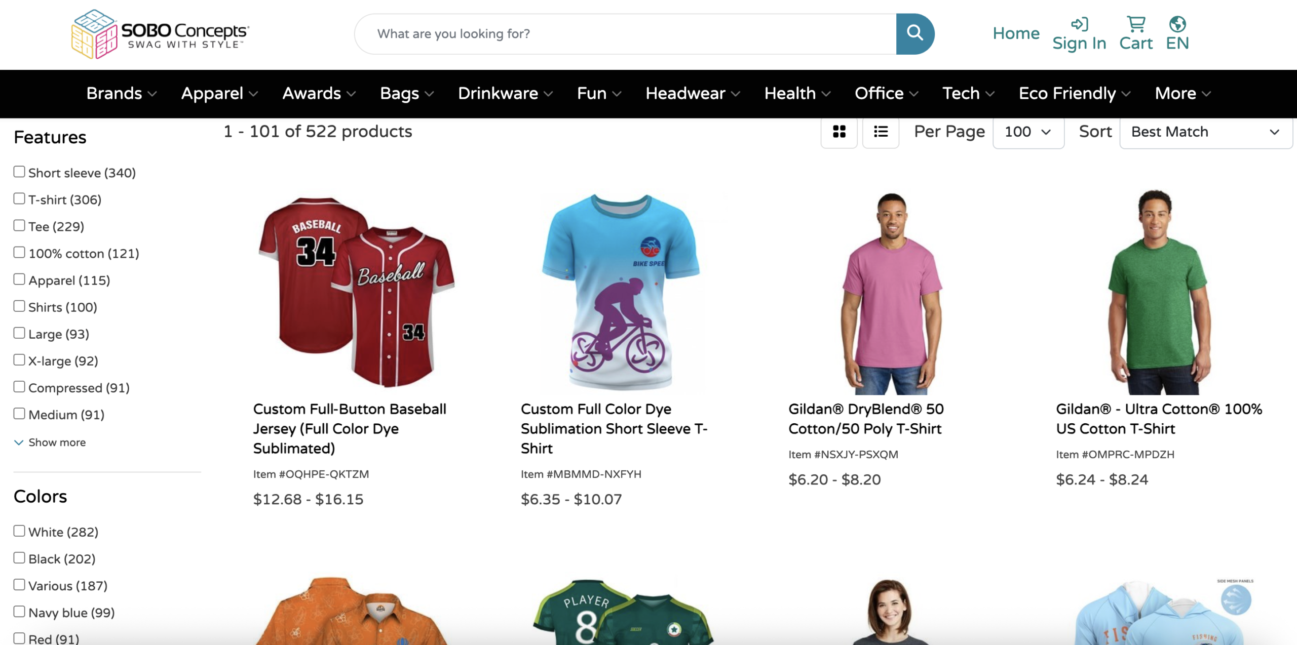 SOBO SWAG Showroom for online shopping experience
