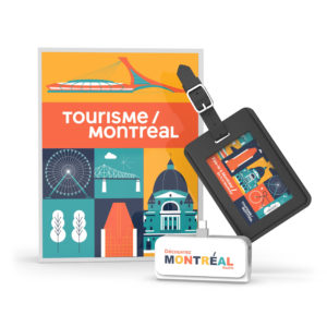 SILKEN power bank and smart luggage tag gift set for business travel clients