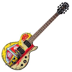 Les Paul Tribute Electric Guitar corporate award with custom full-color graphics