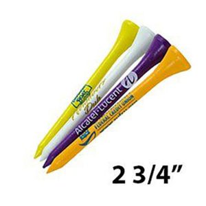 Colorful wooden golf tees imprinted with a custom company logo