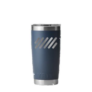 YETI Rambler 20oz tumbler laser engraved for corporate holiday client gifts