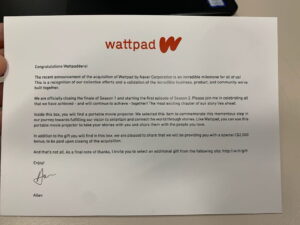 Personalized CEO thank-you letter included in an employee gift kit shipped worldwide